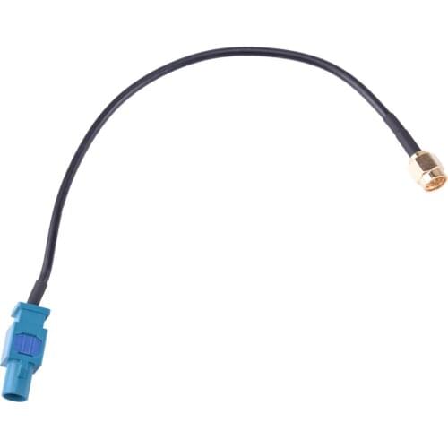 Universal Fakra Z (Male) to SMA (Male) Antenna Adapter Plug Cable For GSM GPS DAB