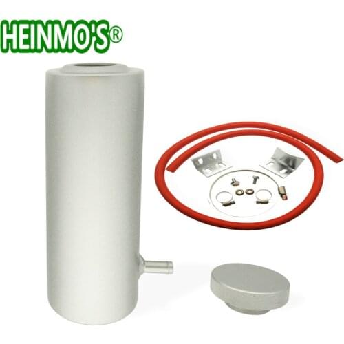 UNIVERSAL 800ml BILLET ALUMINUM RADIATOR COOLANT OVERFLOW RESERVOIR Oil TANK Black Silver Blue