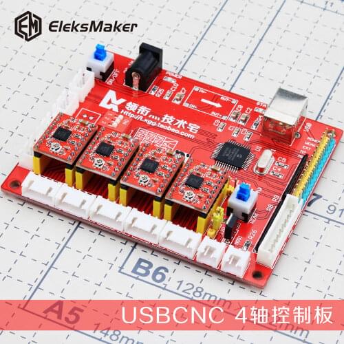 USB CNC 4 Axis Stepper Motor Driver Board Controller Laser board For DIY Laser Engraver
