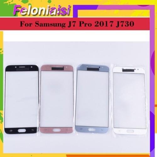 For Samsung Galaxy J7 Pro 2017 J730 J730F SM-J730F SM-J730G/DS Touch Screen Front Glass Panel TouchScreen LCD Outer