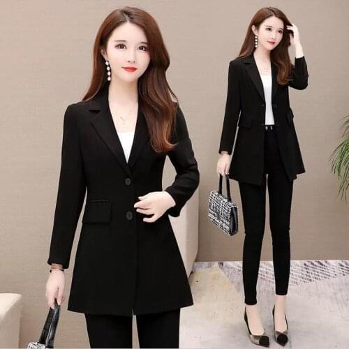 Large Size 6XL Suit Women Blazer New 2021 Jacket Female Suits Short Slim Spring And Autumn Blazers Womens Blazers Black Red