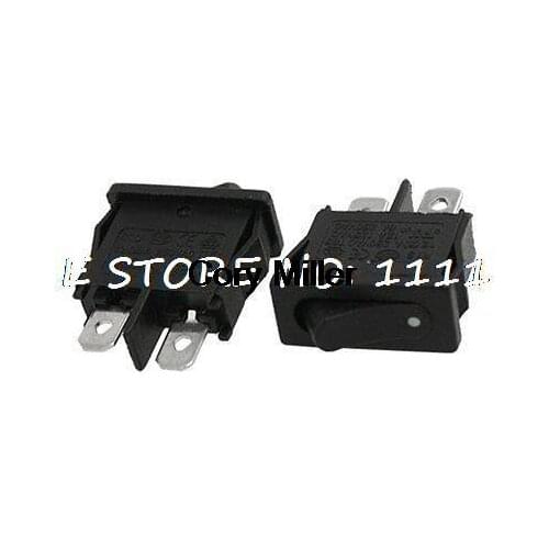 AC 6A/250V 12A/125V 2 Pin SPST ON/OFF 2 Position Mini Boat Rocker Switch