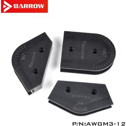 Barrow ABS Multi-angle 12MM Acrylic Tube Bend Mould Set 3 Pack AWGM3-12