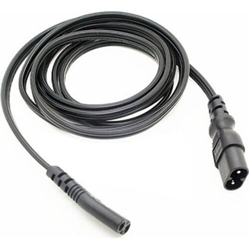 C-8 IEC 60320 C8 Plug to C7 C-7 Receptacle Male to Female Extension Power Supply Main Adapter Cable 6ft 1.8m