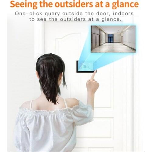 4.3 Inch LCD Color Screen Electronic Door Bell Viewer IR Night Door Peephole Digital Door Camera