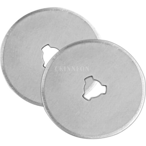 DHL 200 PCS 28mm 45mm Rotary Blades Cutters Fabric Paper Circular Cut Craft Rotary Cutter Refill Replacement Blades New