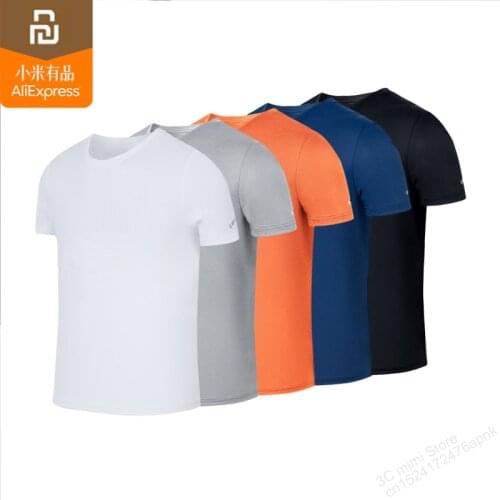 Xiaomi Mijia 5 color man quick-drying T-shirt light breathable comfortable and durable Exercise fitness Summer cool smart home