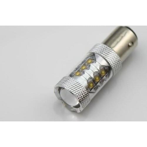 Good Quality!!!Super Bright Ba15s bau15s 1156 Car Led,80W Car Led Bulb,Cree Chips 1156 P21W PY21W Car Lighting No Error On Cars