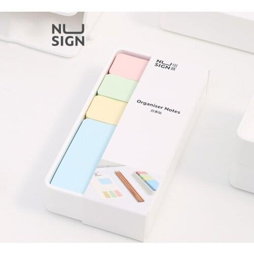 Deli Index Sticky Notes Self-adhesive Bookmarks Memo Pad Tabs Sticker Stationery Student Supplies