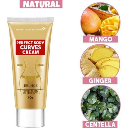 60g Body Shape Cream Health Promote Fat Burn Thin Curves Cream Slimming Anti-cellulite Belly Shaping Body Care Cream