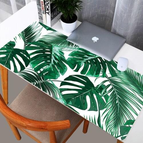 Tropical Leaves Plant Hot Sales Large Extended Mousepad Gaming Mouse Pad 300x600mm Keyboard Mat Mouse Pad Home Carpet MousePad