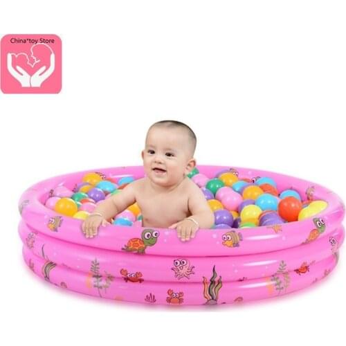 Hot-selling Baby PVC Three-ring Circular Printing Inflatable Pool Home Baby Swimming Pool Infant Swimming Pool Kid Pool