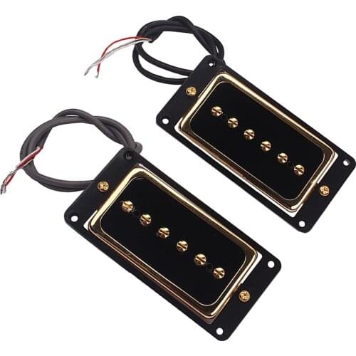 Electric Guitar Soap Bar P90 Alnico 5 Humbucker Pickup Set Replacement Parts