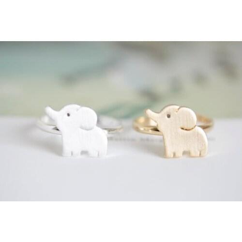 New Ring Elephant Rings -Plated Rose Party Women Rings color