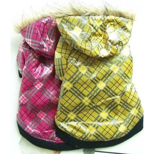 Dog Clothes Puppy Doggie Pet Winter Nylon Padding Jacekt Hoodies XS to L