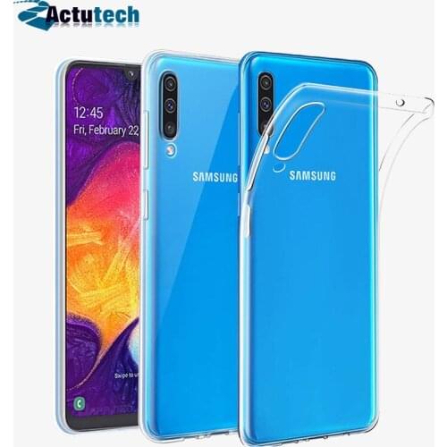 Transparent Soft TPU Case For Samsung Galaxy A50 A30 A40 A70 Phone Case Silicone Cover For Samsung M30 M20 Clear Case