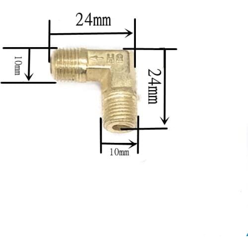 10mm L Style 10*1 Elbow Elbows Bends Shall Compressore Parts