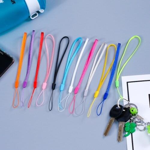 20PCS 7 Inch Pure Color Phone Strap Lanyard Cell Phone Stick Strap Phone Chain Straps Keychain Phone Hang Rope