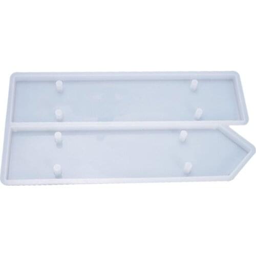 DIY Resin Crystal Epoxy Door Number Plate Mold Indicator Signs Welcomes Hanging Tags Doorplate Casting Silicone Mould