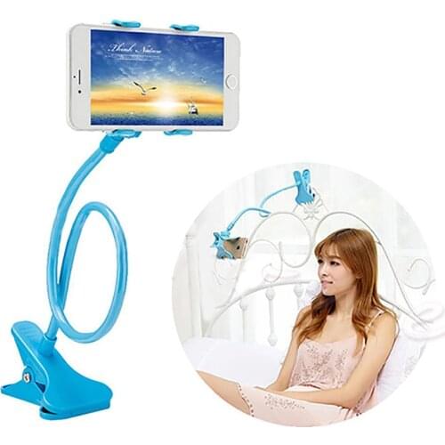 Universal 360 Degree Long Arm Lazy Phone Bracket Mount Holder Bed Desktop Car Mobile Phone Stand Quickly Mount and Unmount