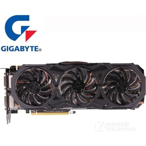 GIGABYTE GTX 970 4GB Video Card GDDR5 256 Bit Graphics Cards GPU for nVIDIA Geforce GTX970 GTX970-4GB Map Hdmi Dvi Cards Used