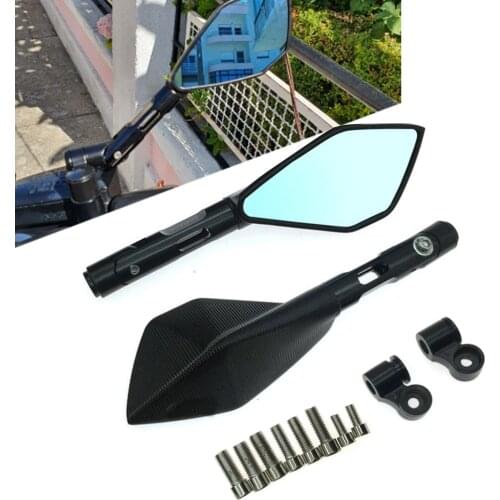 CNC Aluminum Motorcycle Rear View Rearview Mirrors Side Mirror For Kawasaki Z900 Z900RS Z800 Z1000 Versys 650 1000 300X ER6N