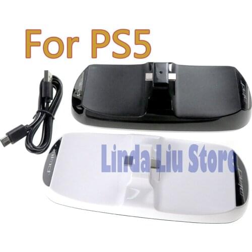 10PCS Charger USB Type-C Dual Charging Base Dock Station Stand For PlayStation 5 PS5 Controller Joystick Gamepad Accessories