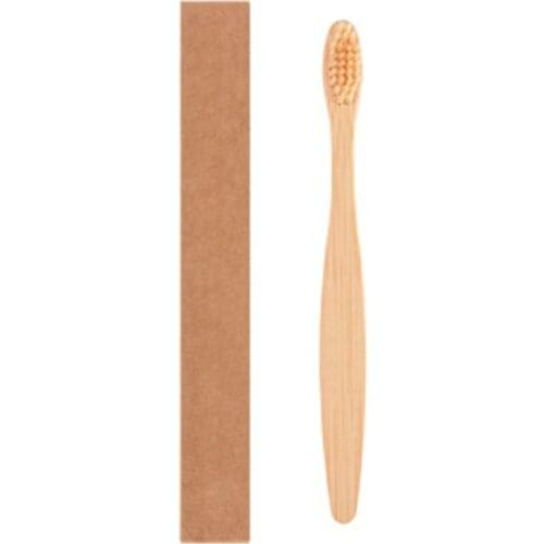 6pcs Toothbrush Eco Friendly Bamboo Handle Soft bristles biodegradable Environmentally Portable Travel Tooth Brush Set