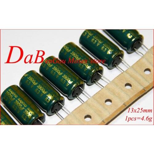 6.3v 3900uf 3300uf 100% Original New Electrolytic Capacitor Capacitance Radial 13x25mm