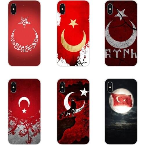 Turkey Flag Accessories Phone Shell Covers For Samsung Galaxy S2 S3 S4 S5 Mini S6 S7 Edge S8 S9 S10E Lite Plus