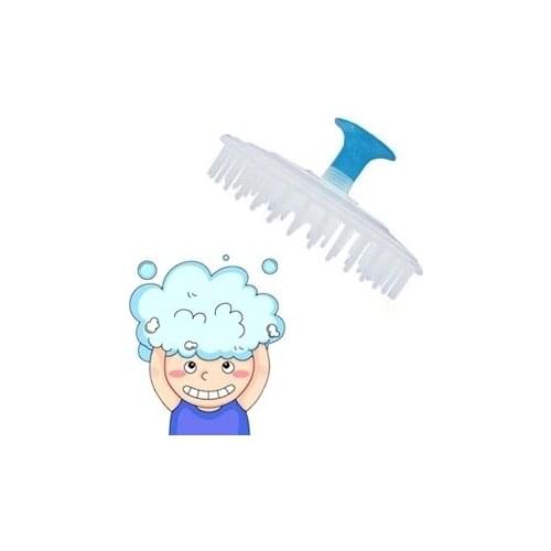 Bath Scrub Massage Shower Head Hair Scalp Comb Massager Brush Scrubber Bathroom Cleaning Tool Stress Relax Care Shampoo Manual