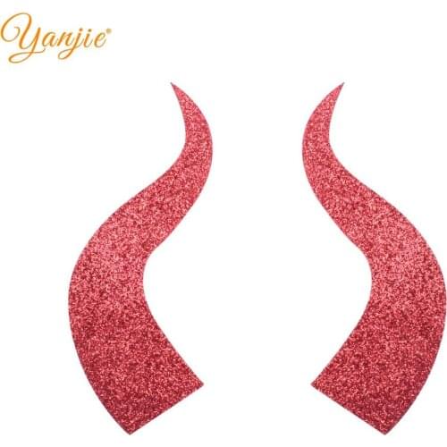 Devil Horn DIY Kids Hair Accessories 2020 New Arrival Halloween Glitter European Children Headwear Party Cosplay Hairband