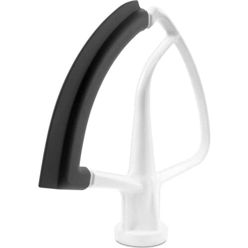 Hot Flex Edge Beater For 4.5-5 Quart Kitchenaid Tilt-Head Stand Mixer, Flat Beater Bowl Scraper With Silicone Edges