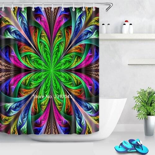 New European and American Wind Shower Curtain Toilet Washable Waterproof and Mildew Proof with Hook Adult Bathtub Decoration