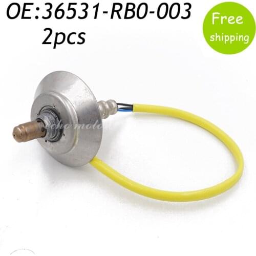 New 2pcs O2 Oxygen Air Fuel Ratio Sensor For 2009-2011 Honda Fit 1.5L l4 36531-RB0-003 36531RB0003 211200-2572,234-9077,2349077