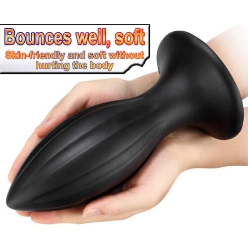 Huge anal plug balls big butt plugs anus dilator dildo adult female masturbator prostate massage sex toys for woman men