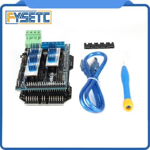 RE-ARM 32 Bit Control Board Upgrade Mega 2560 R3+Ramps 1.5 Control Panel + 5pcs TMC2130 v1.0 Stepper Motor Driver