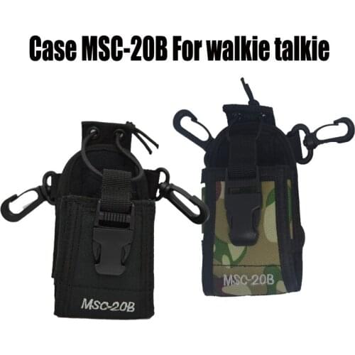 Hot Radio Case Holder MSC-20B walkie talkie Nylon Bag Carry Case For BaoFeng UV-5R UV-82 UV-B5 UV-B6 BF-888S Quansheng Puxing