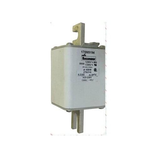 Fuses: 170M5192 400A 1250V / 170M5193 450A / 170M5194 500A / 170M5195 550A 1250V aR