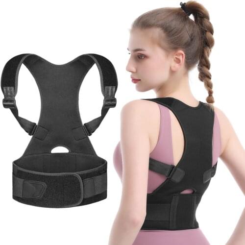 Adjustable Posture Corrector Corset Back Brace Back Belt Lumbar Support Straight Corrector for Men Women S-XXL