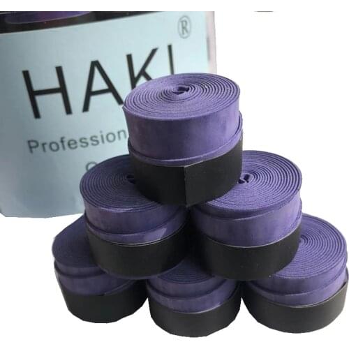 10pcs HAKI Tennis Overgrip Tennis Sweatband dry feel badminton Racket Wrap Tape Tenis anti-slip Squash Racket overGrip