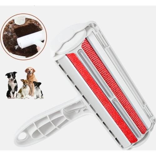 Pets Hair Removing Products 2 -Ways For Remover Roller Sticking Clear Grooming Brush From Carpets Clothing Dog Cat Accessories