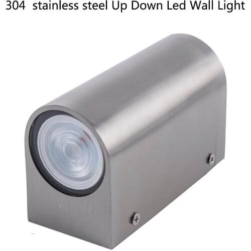110V/220V outdoor LED Wall Light Waterproof Garden porch lights up and down led wall lamp with GU10 led spot light