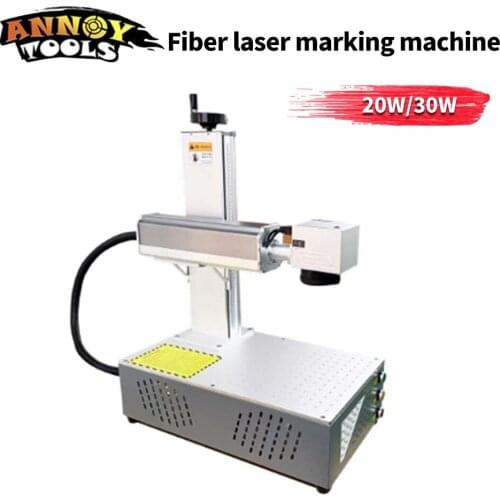 20W/30W Fiber laser marking machine for gold silver and aluminum engraving metal laser marking machine
