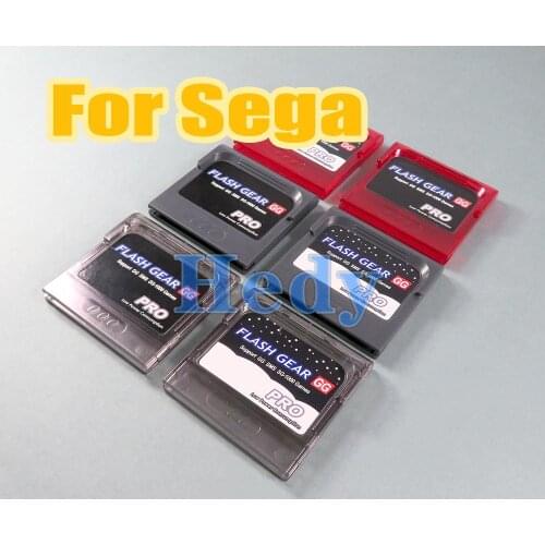 1pcs 2021 Flash Card Game Card Housing Shell Box Case For Sega Game Gear GG Cartridge Card With MicroSD Push Slot