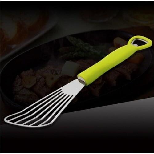 1PC Stainless Steel Baking Pastry Spatulas BBQ Shovel Steak Spatula Leak Spade Fried Shovel Teppanyaki BBQ Grill Tools EKX 171