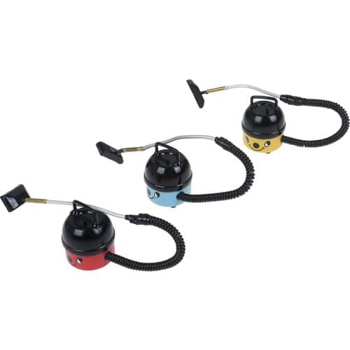 1PCS Vacuum Cleaner Black and Blue 1/12 Dollhouse Miniature Accessory Baby Toys