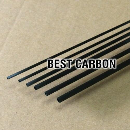 4Pcs of 5.0mm x 3.0mm x 1000mm Carbon Fiber Tube - Toray T700 carbon fiber joint with Epoxy resin