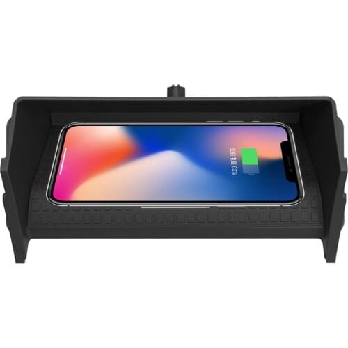 Aotsr QI Wireless Car Charger For BENZ GL/GLE/GLS/ML 2015-2019 Fast Wireless Charging Car Phone Holder for iphone SAMSUNG HUAWEI