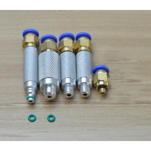 Common rail injector return pipe joints,4 pcs oil return connectors,Injector oil collecting connector